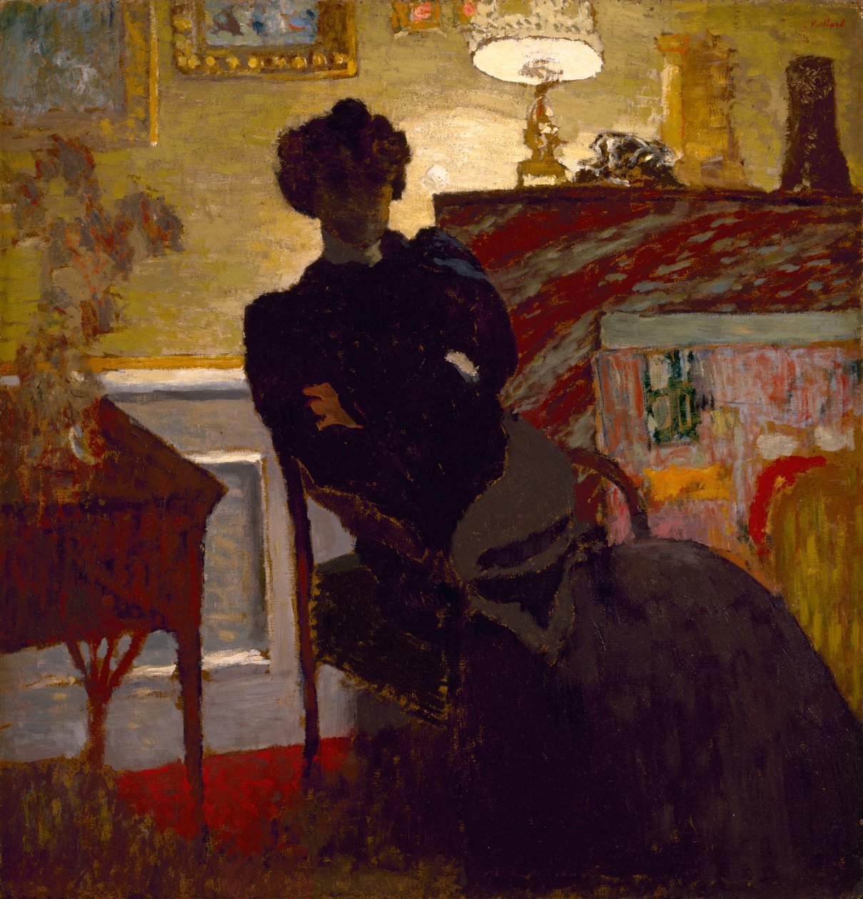 Madame Hessel a casa da Edouard Vuillard