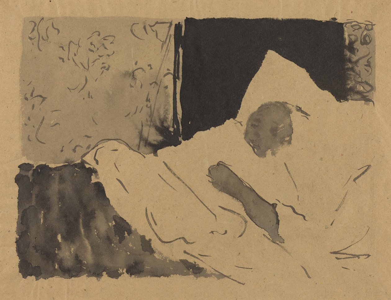 Madame V. che dorme da Edouard Vuillard