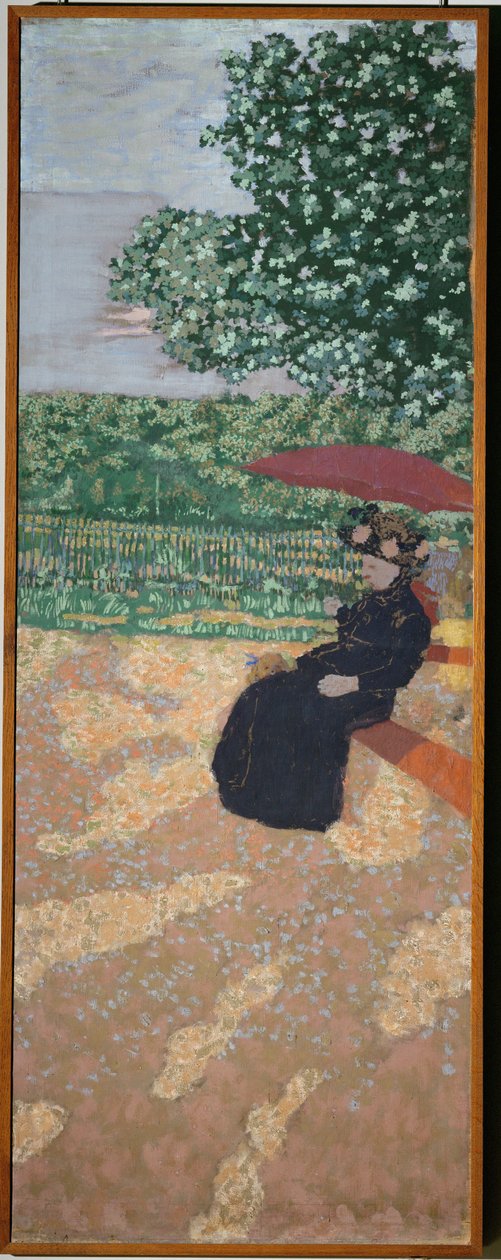 Parco di Parigi: La signora in nero da Edouard Vuillard