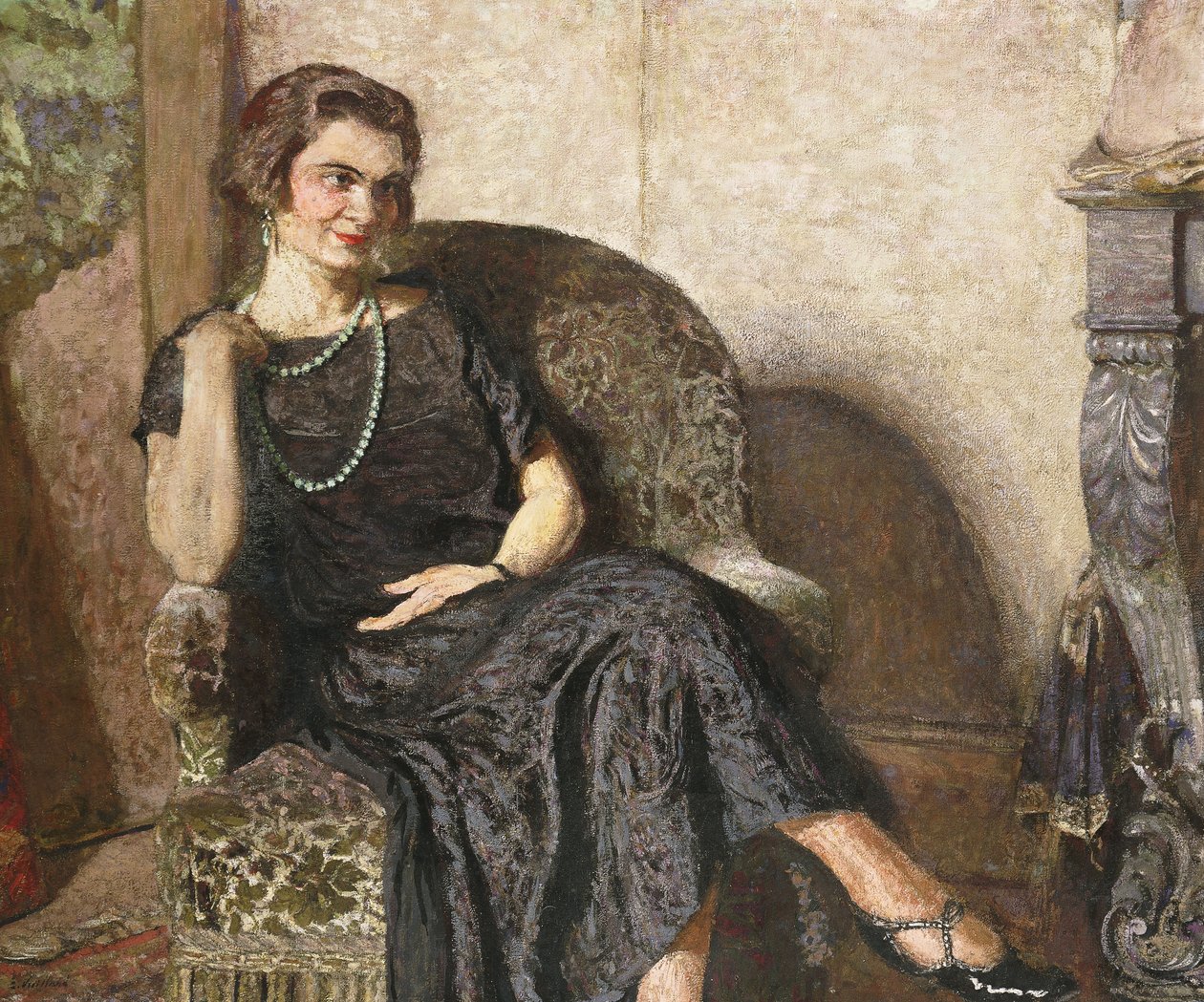 Ritratto di Mme Fridette Satton, 1923 da Edouard Vuillard