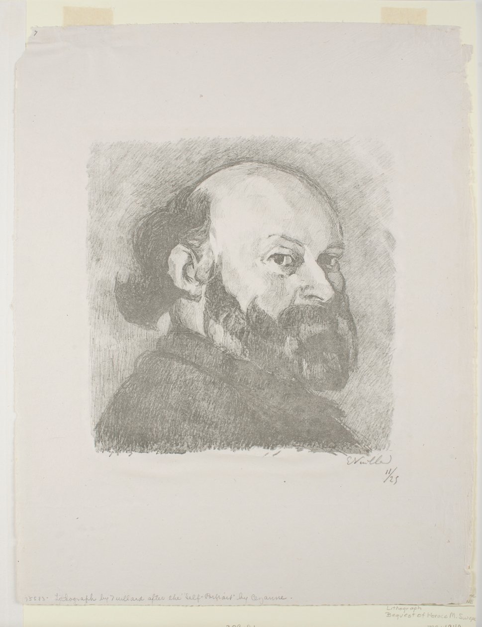 Ritratto di Cézanne da Edouard Vuillard