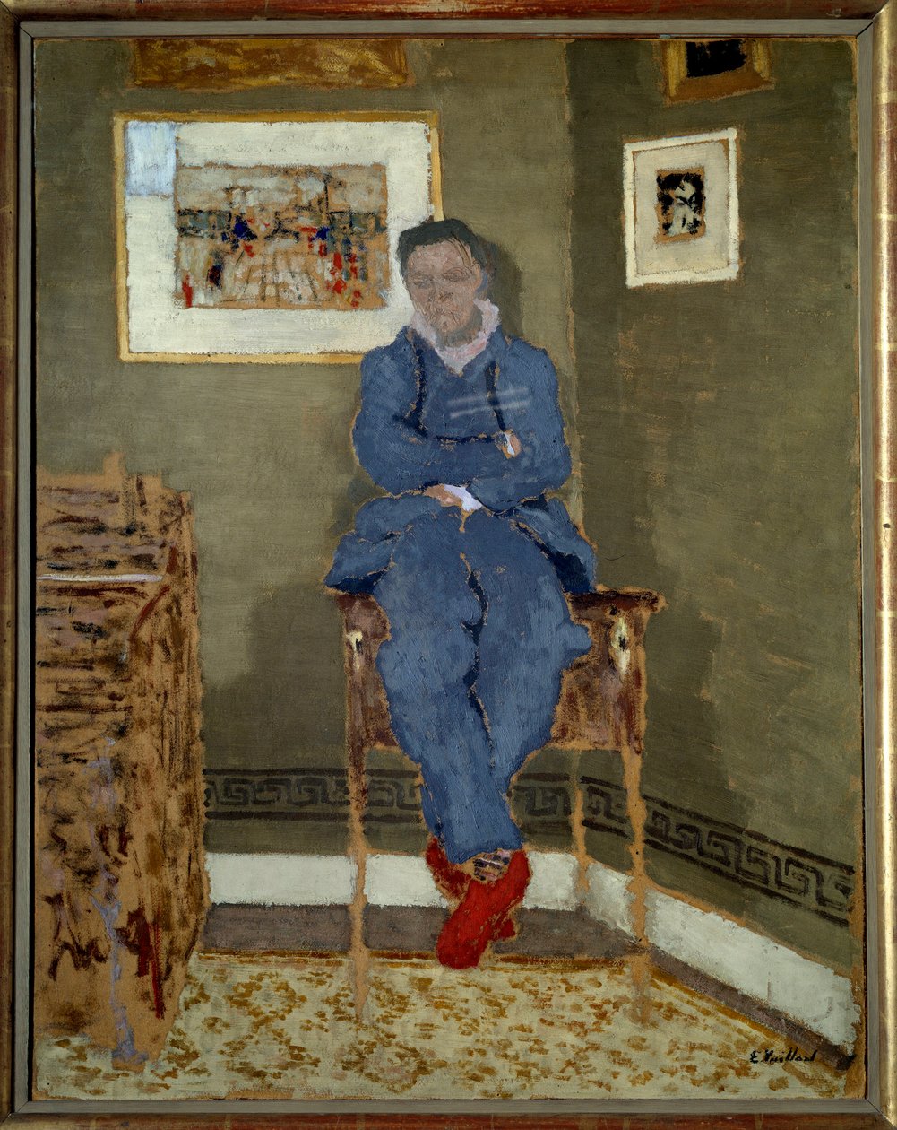 Ritratto del pittore Felix Vallotton (1865-1925) da Edouard Vuillard