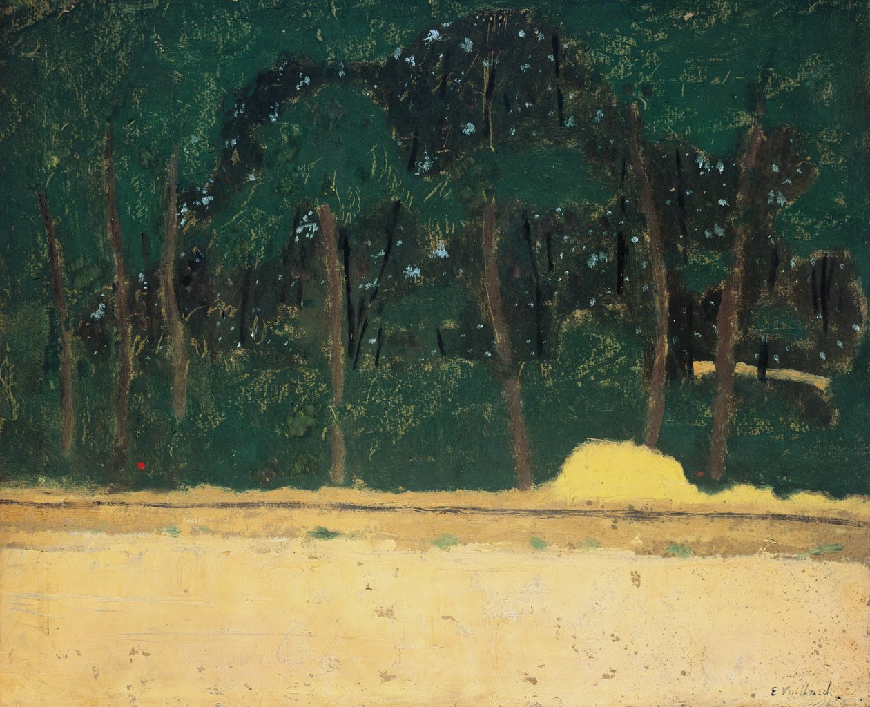 Strada al margine della foresta, c.1904 da Edouard Vuillard