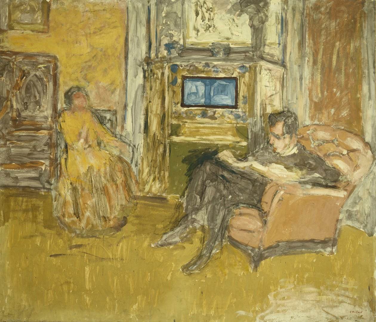 Studio per un ritratto di Mr, c.1916 da Edouard Vuillard