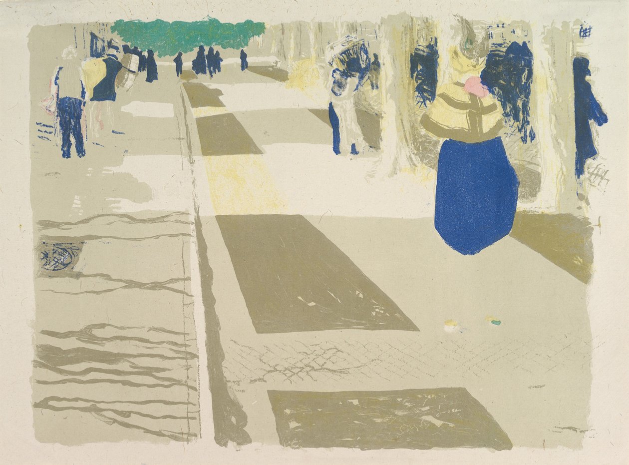 Il Viale, dalla serie Paesaggi e Interni da Edouard Vuillard