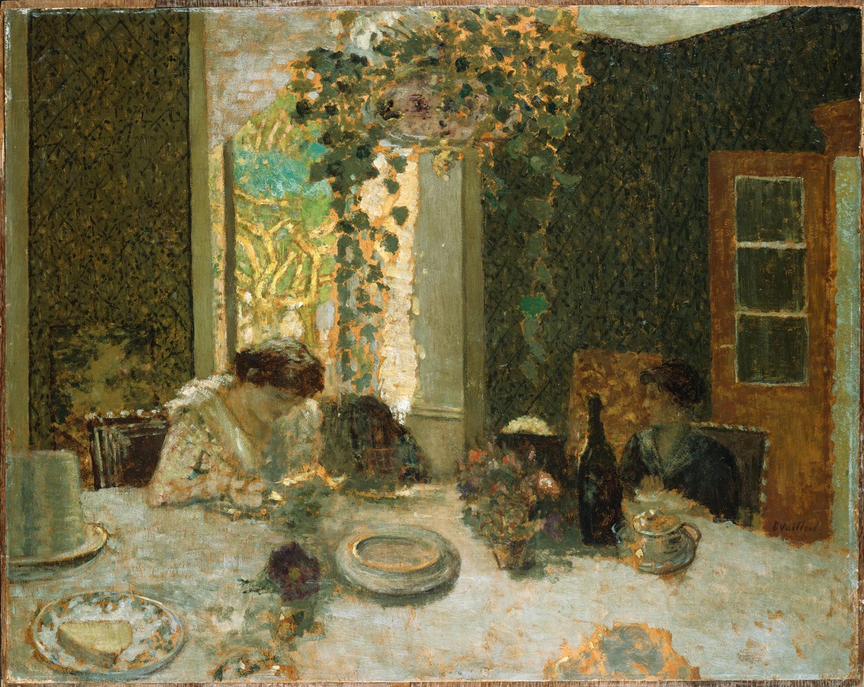La sala da pranzo, c.1900 da Edouard Vuillard