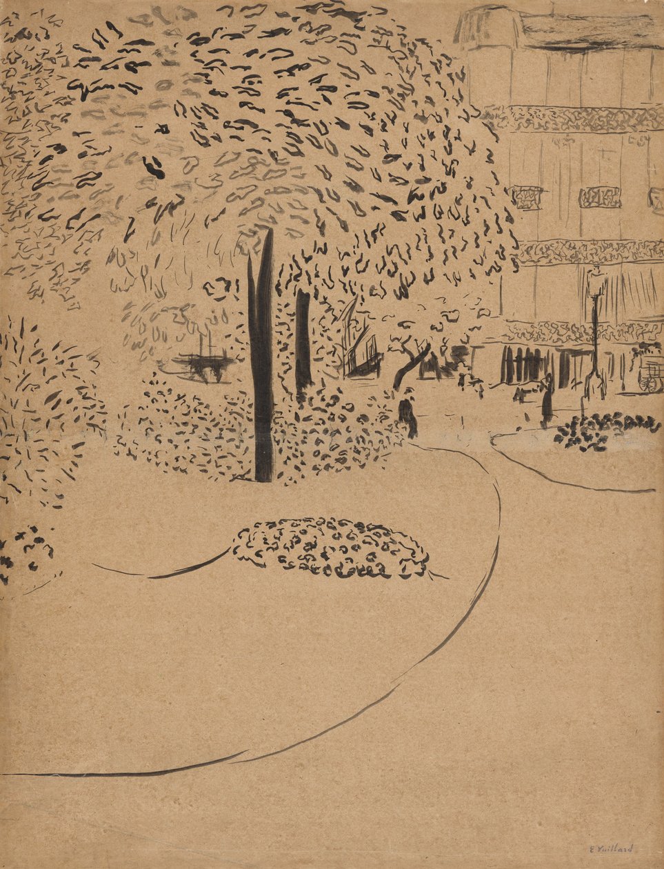 La Piazza, 1910 da Edouard Vuillard