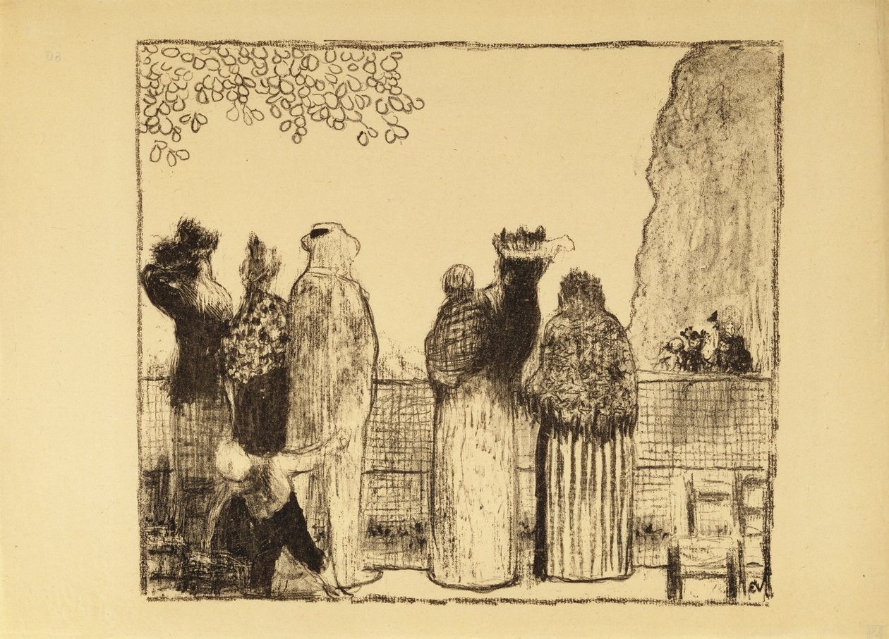Le Tuileries, 1895 da Edouard Vuillard