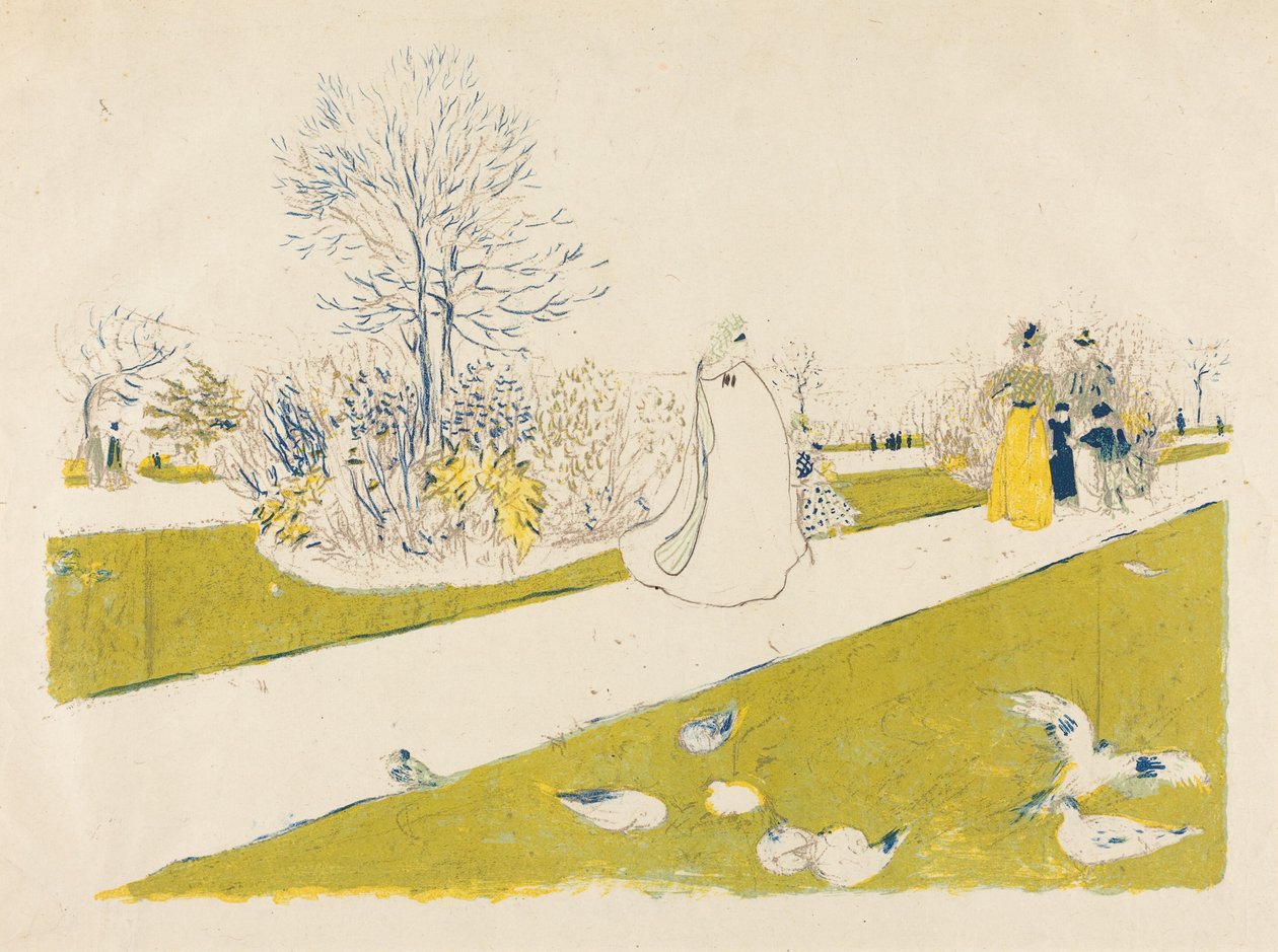 Il giardino delle Tuileries da Edouard Vuillard