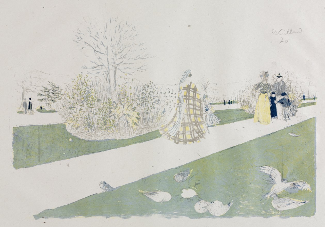 Il giardino delle Tuileries da Edouard Vuillard