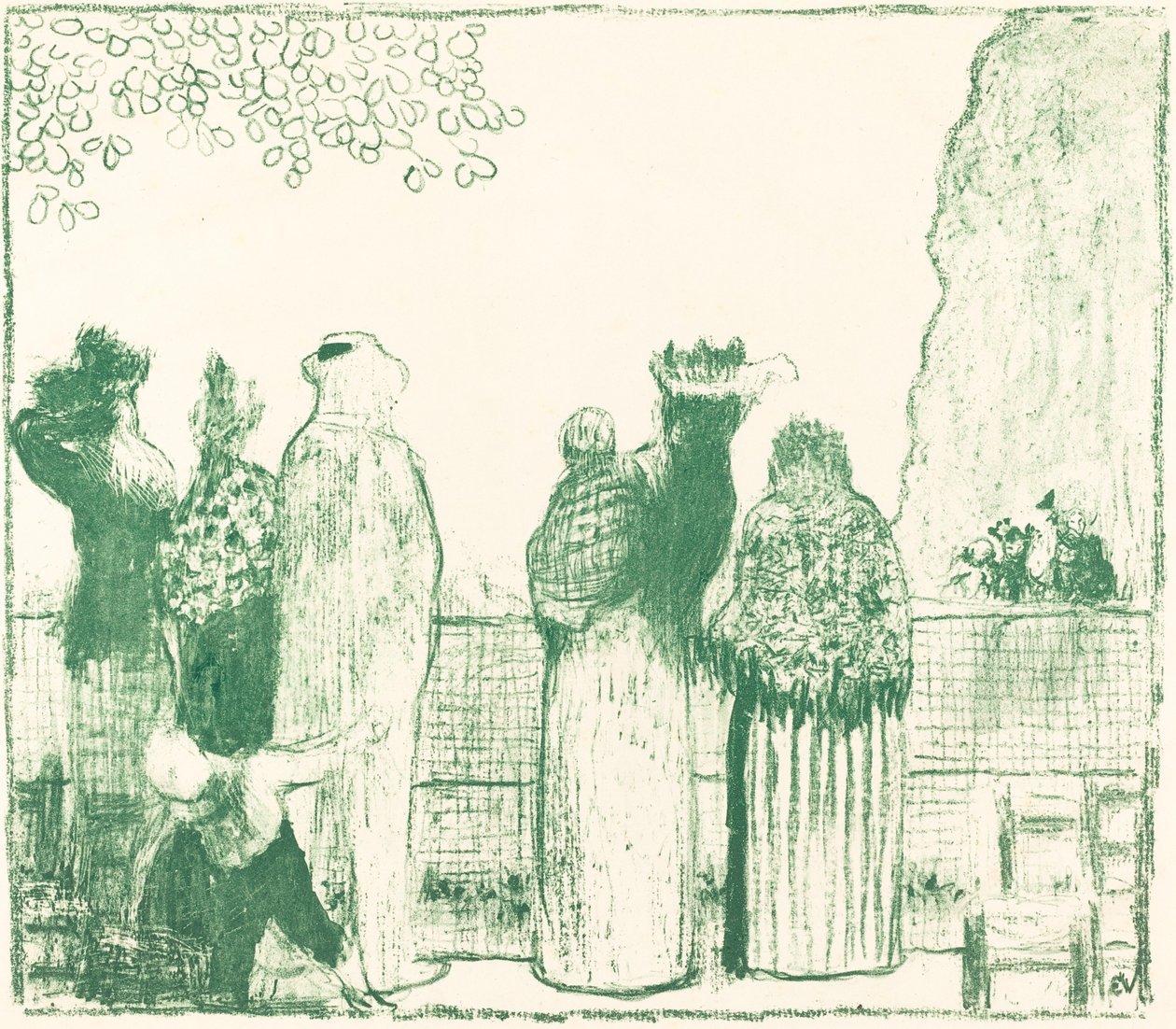 I giardini delle Tuileries, 1895 da Edouard Vuillard