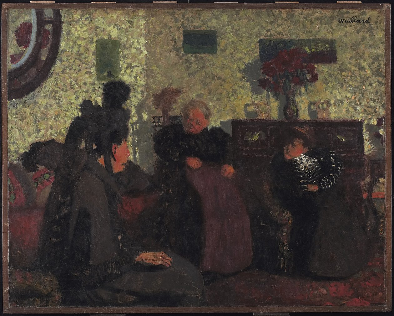 La visita della vedova, 1899 da Edouard Vuillard