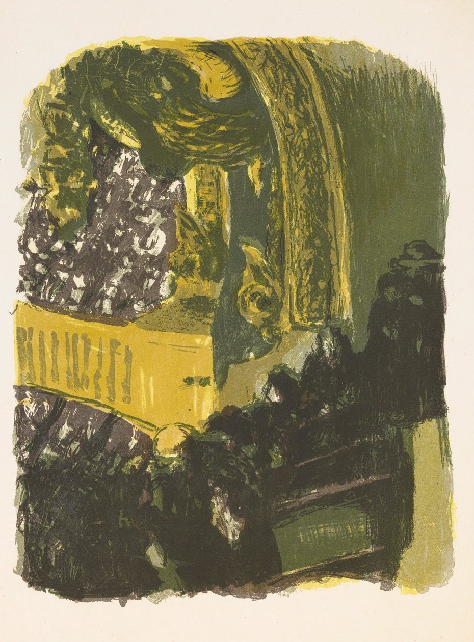 Eine Galerie im Gymnasium da Edouard Vuillard