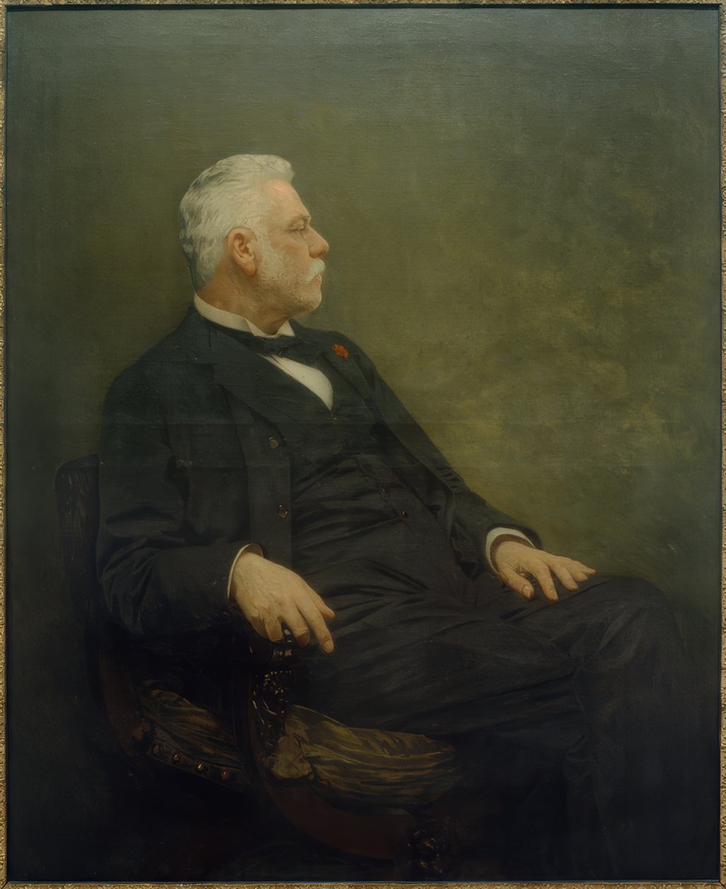 Ritratto di Heinrich von Liebieg, circa 1900 da Eduard Charlemont