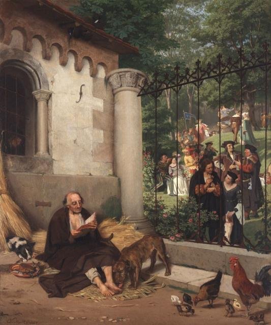 Lazzaro e il ricco da Eduard Karl Franz von Gebhardt