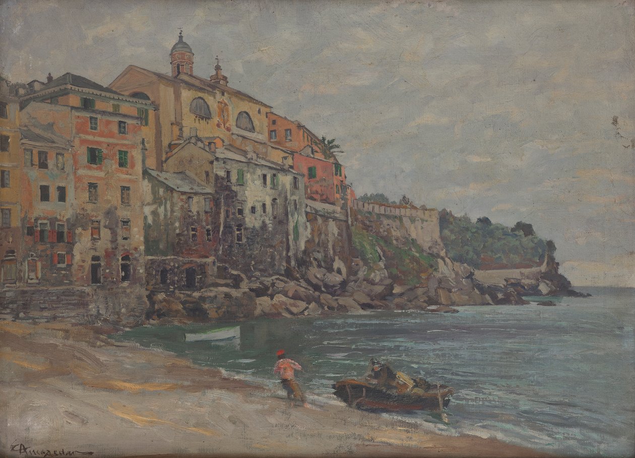 Città italiana sul mare da Eduard Ameseder
