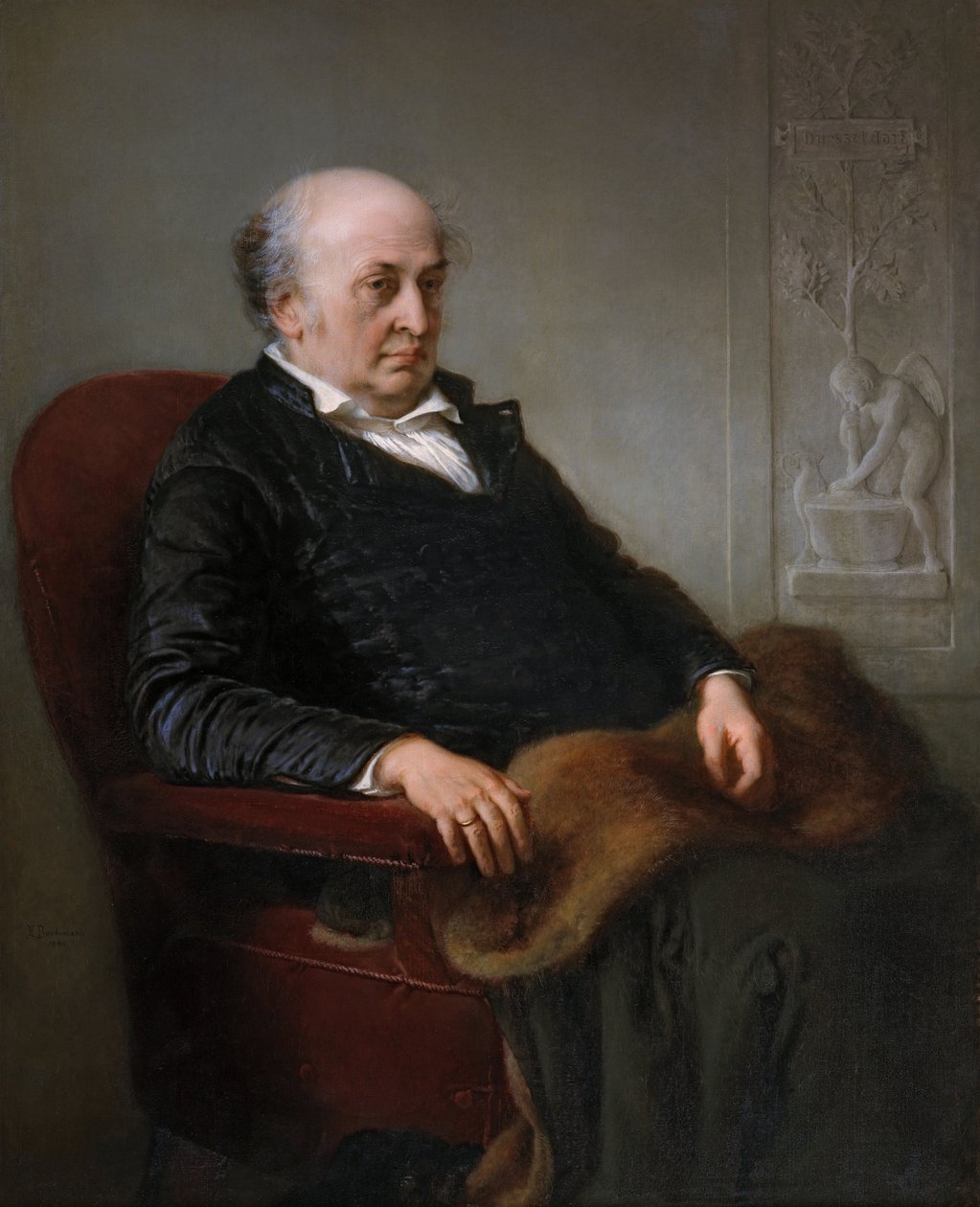 Tedesco: Der Maler Wilhelm von Schadow Il pittore Il pittore Wilhelm von Schadow da Eduard Bendemann