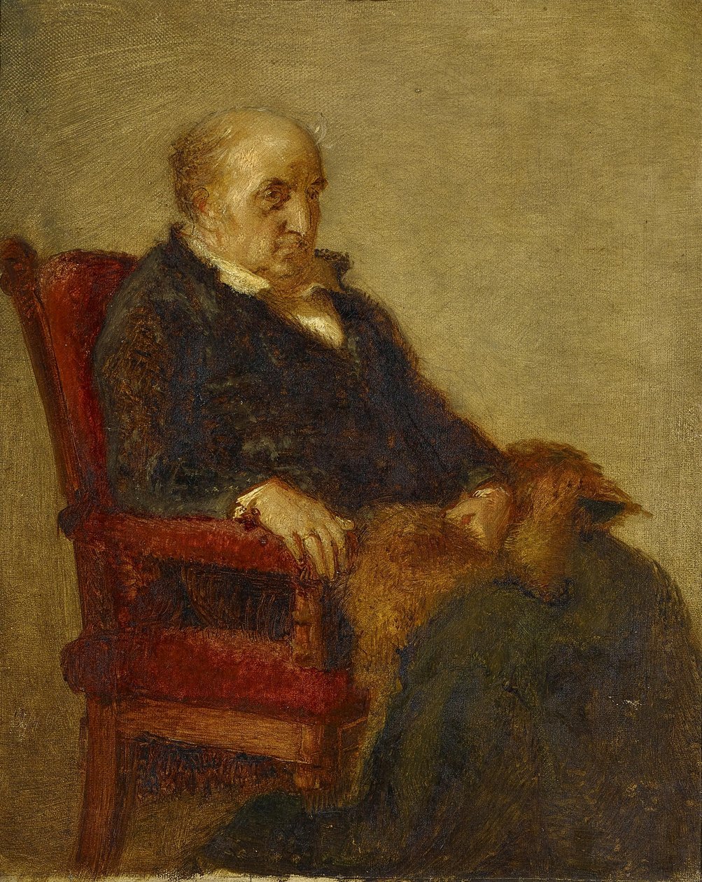 Tedesco: Studie für das Porträt von Wilhelm von Schadow Studio per il ritratto di Wilhelm von Schadow da Eduard Bendemann