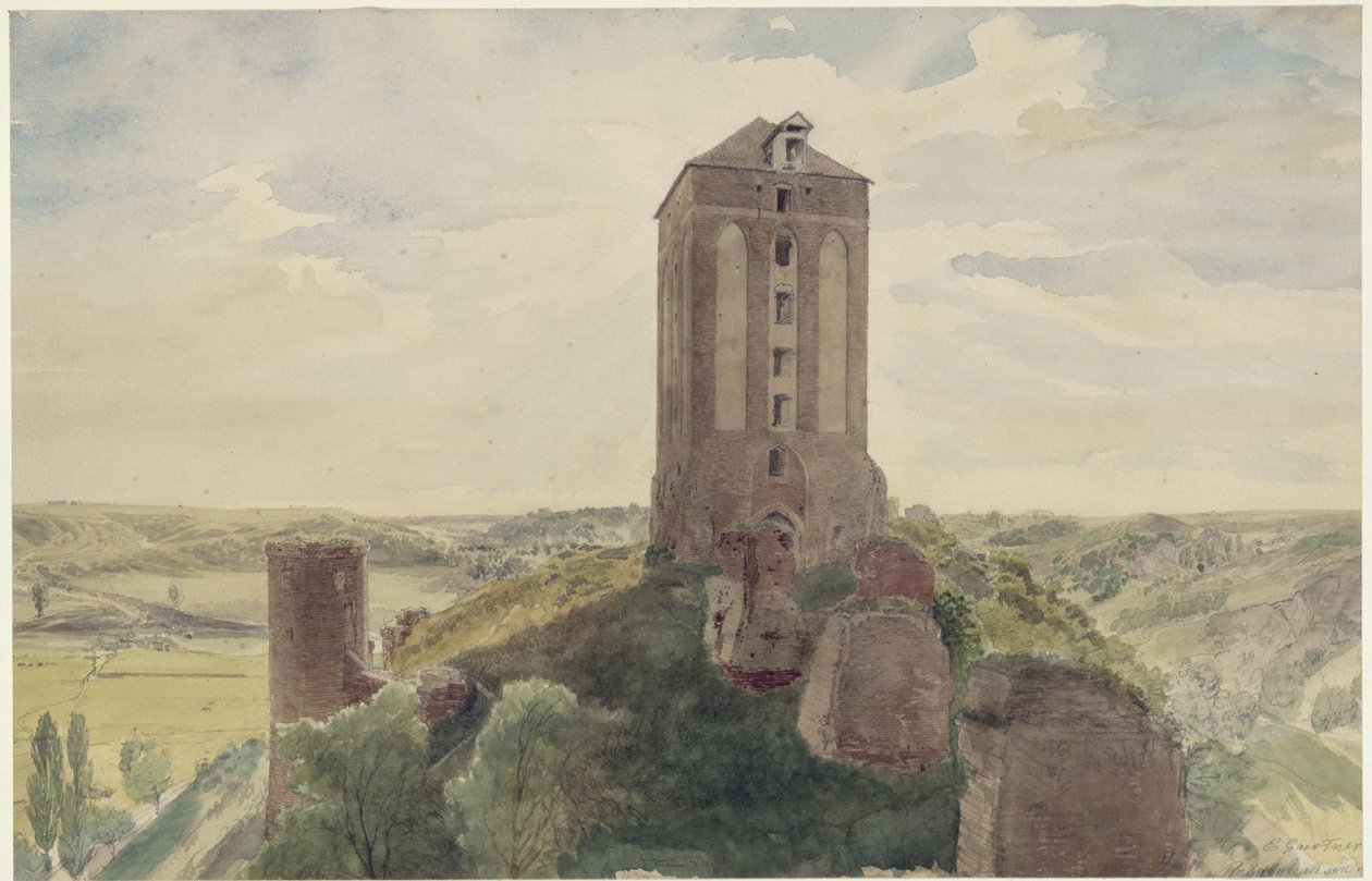 Castello di Roggenhausen da Eduard Gaertner