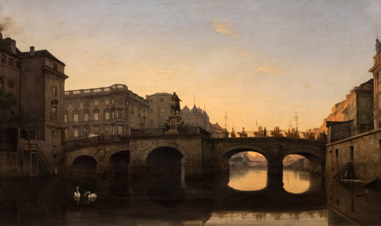 Il lungo ponte di Berlino da Eduard Gaertner