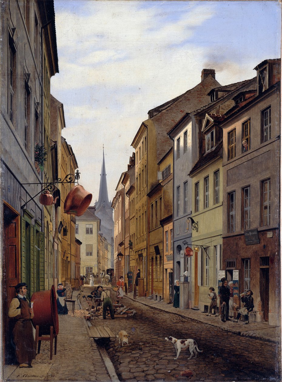 Via Parochialstraße da Eduard Gaertner