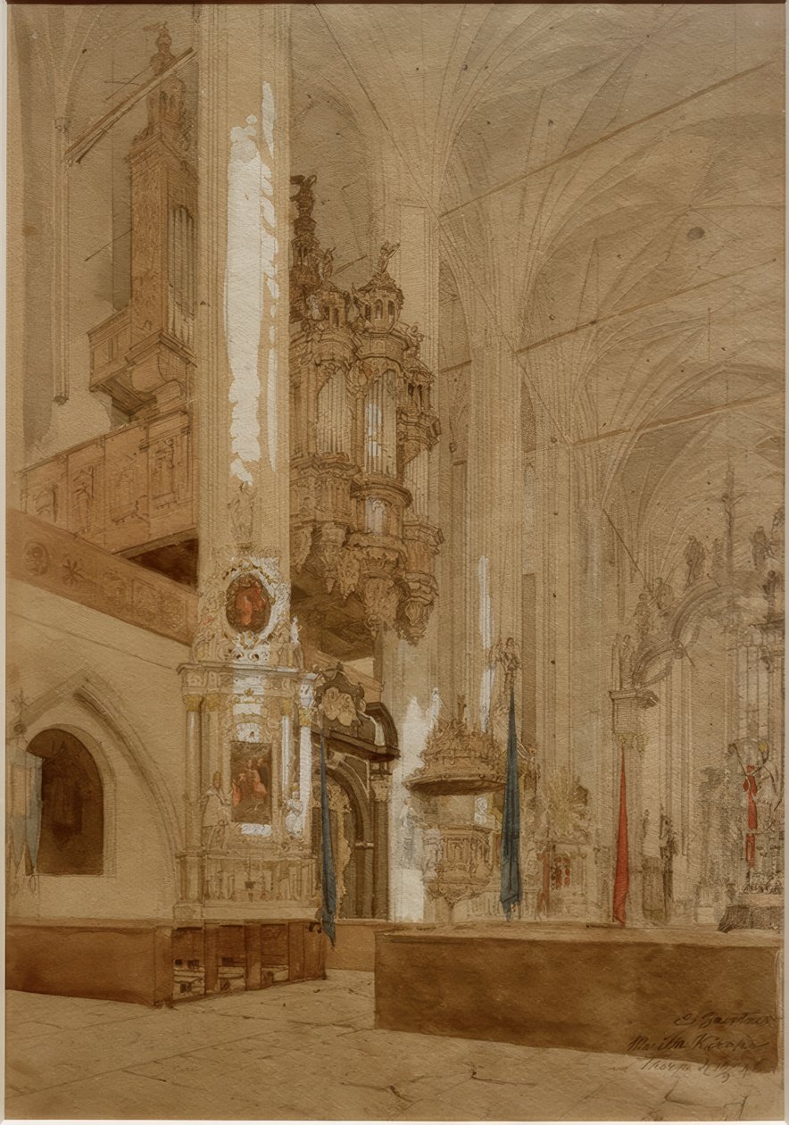 Chiesa di Santa Maria a Thorn da Eduard Gärtner