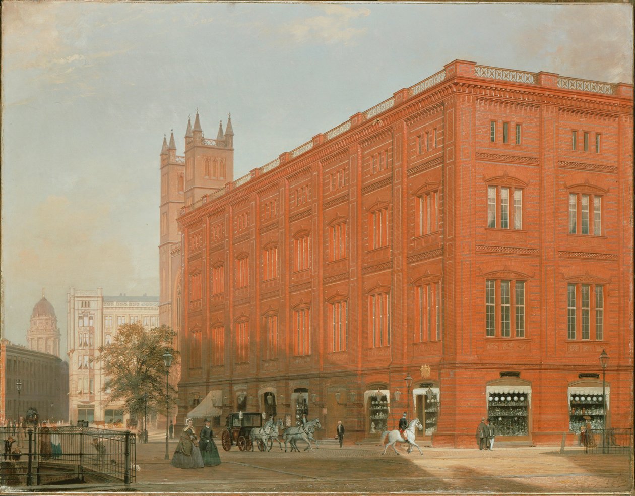 Vista della Bauakademie di Berlino ... da Eduard Gaertner
