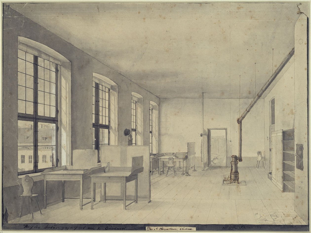 Aula di disegno da Eduard Gaertner