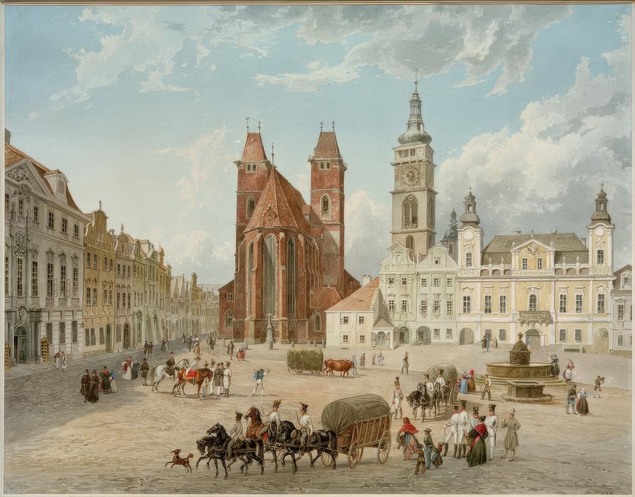 Königgrätz / Hradec Králové (Boemia nord-orientale, Repubblica Ceca) da Eduard Gurk