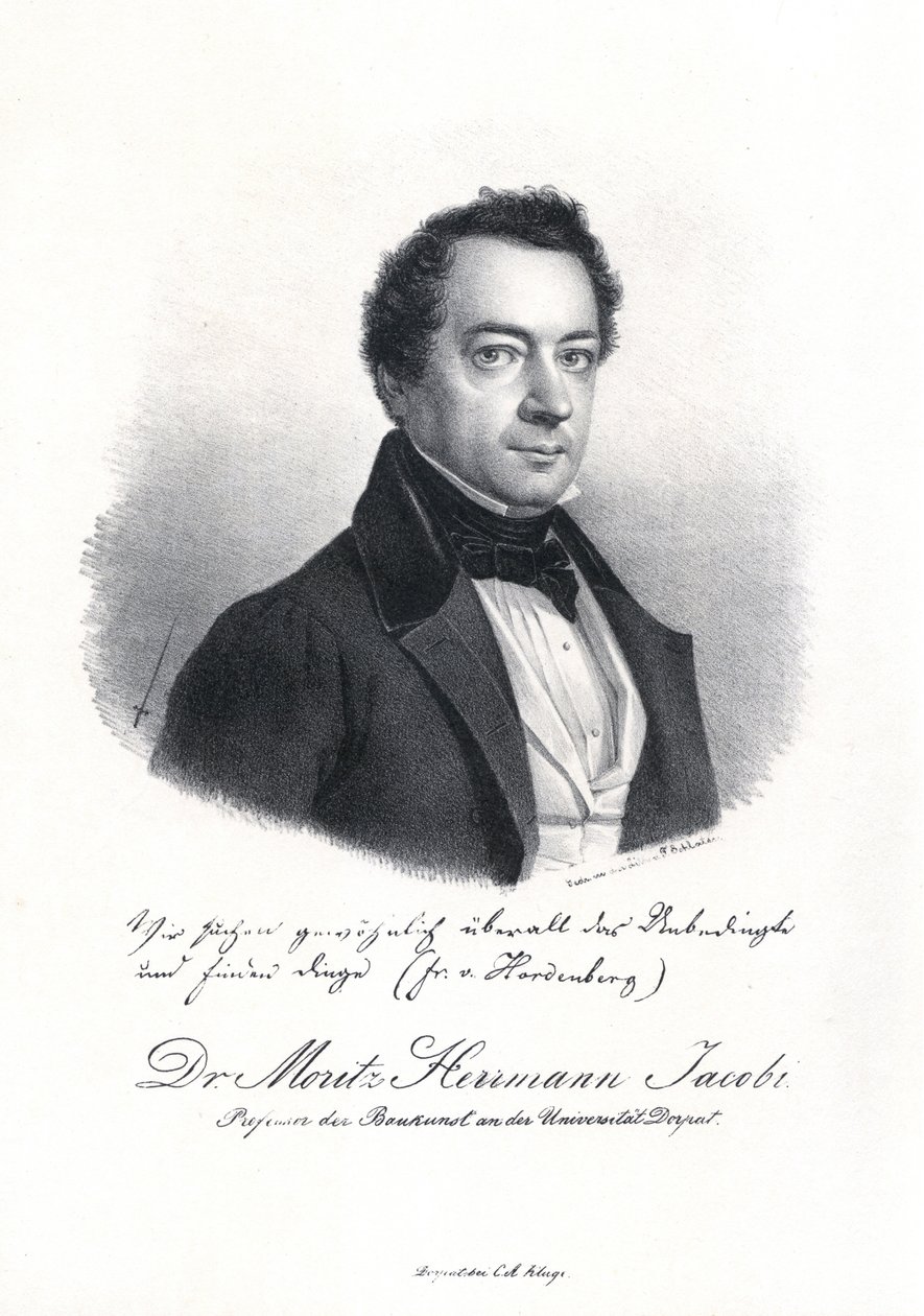 Ritratto di Moritz Hermann von Jacobi da Eduard Hau