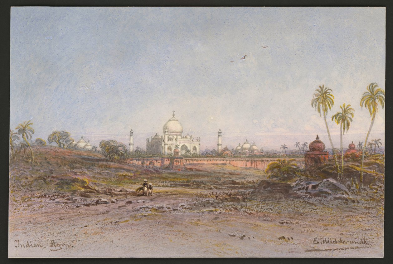 Vista di Agra da Eduard Hildebrandt