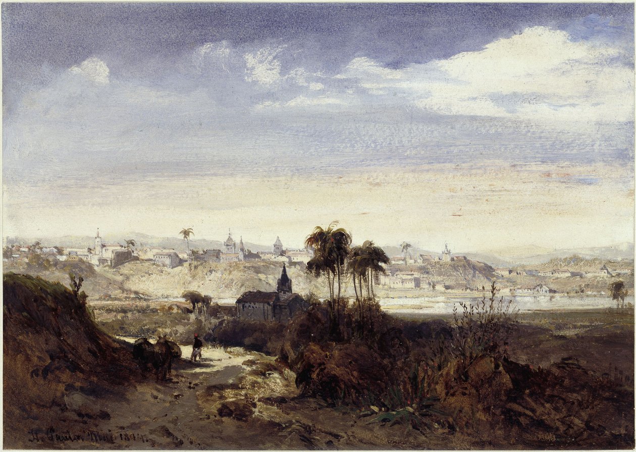 Veduta di São Paulo da Eduard Hildebrandt