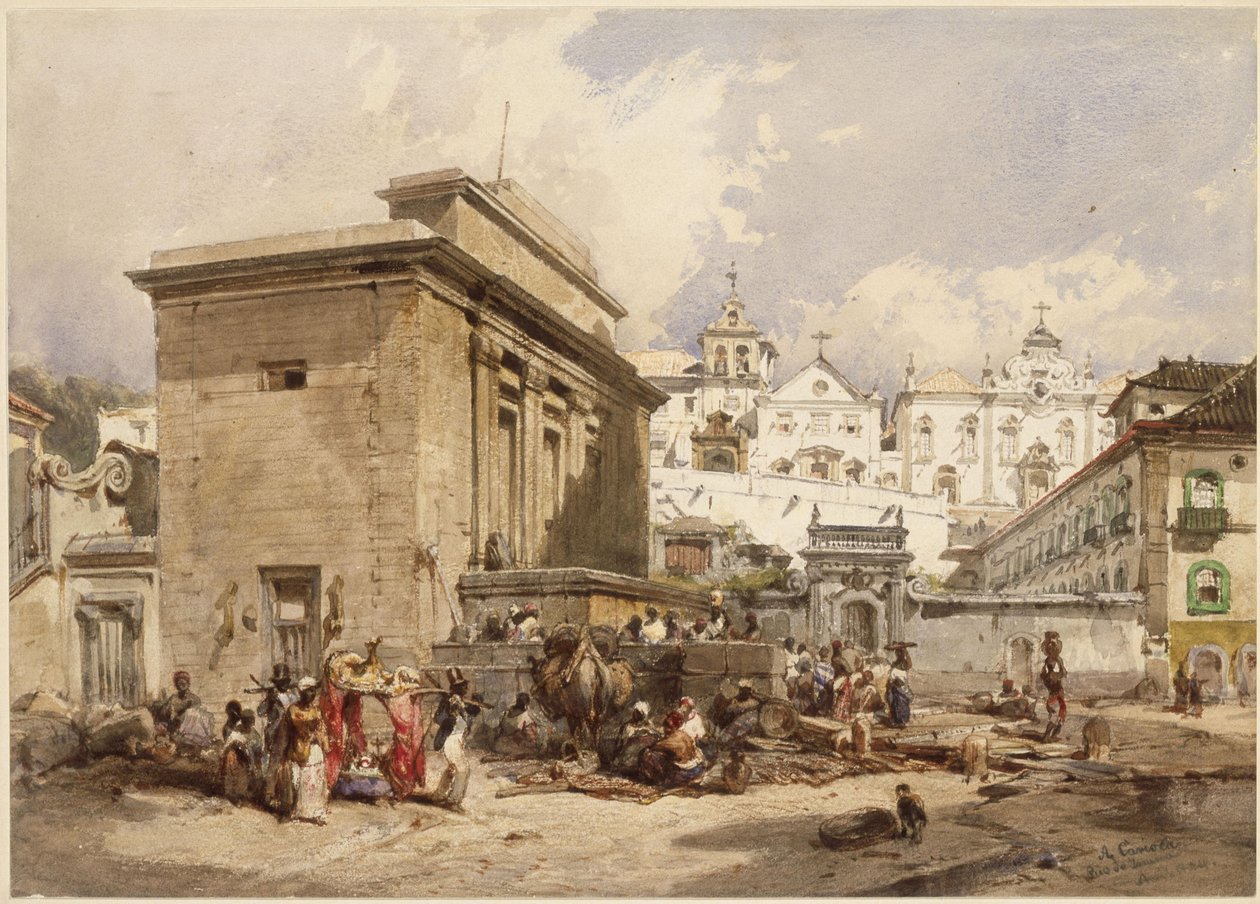 Fontane a Rio de Janeiro da Eduard Hildebrandt