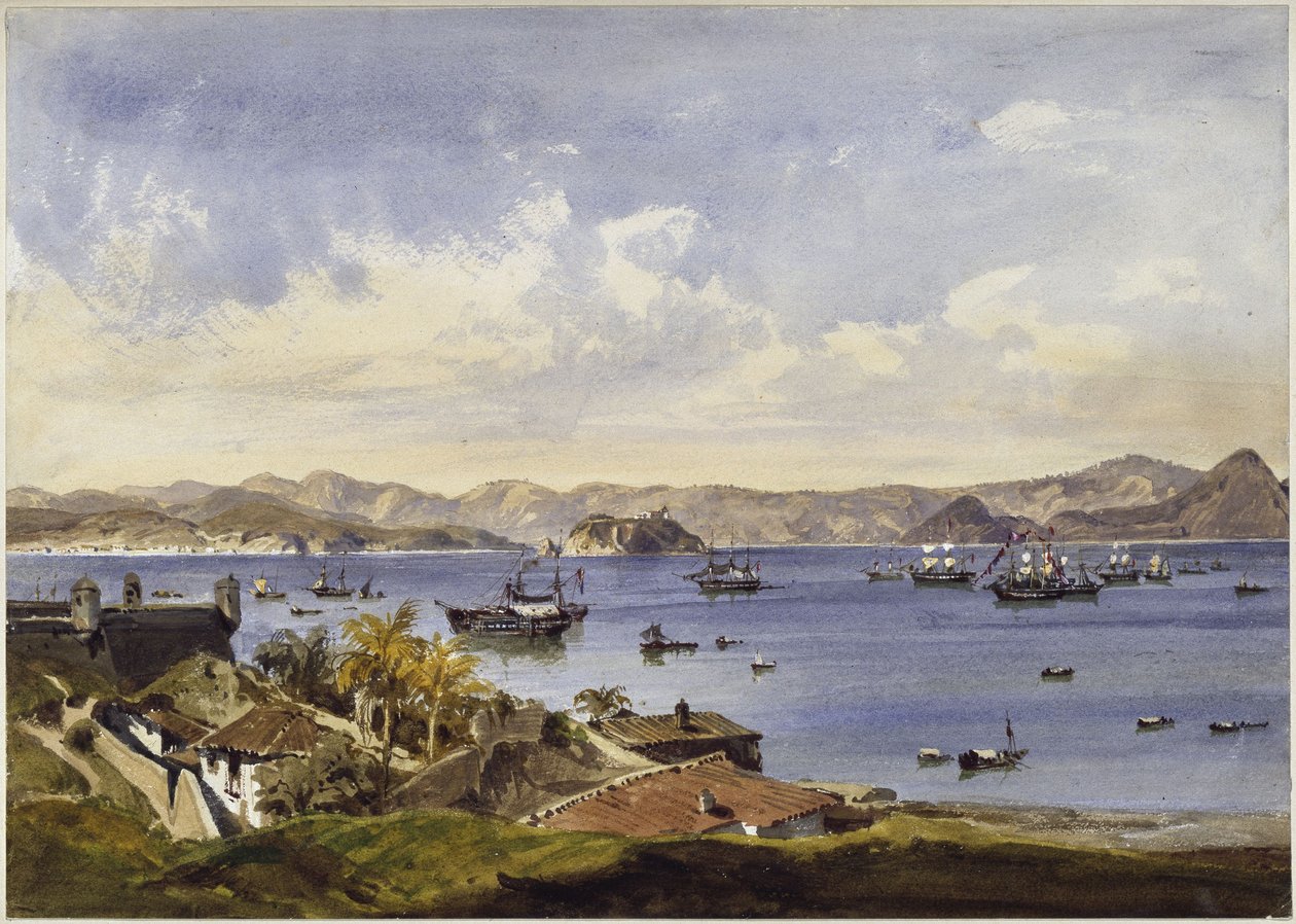 Baia di Rio de Janeiro da Eduard Hildebrandt