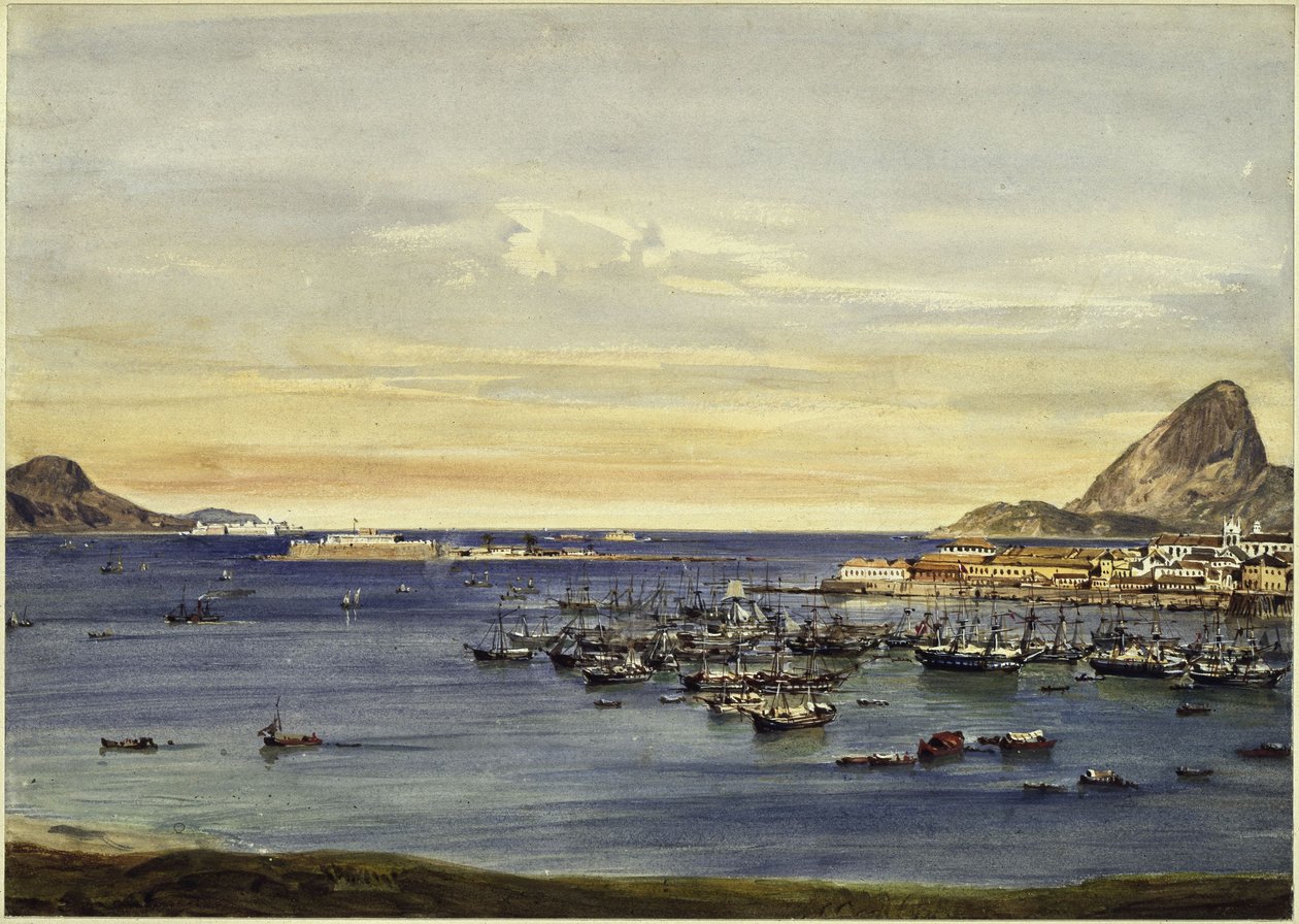 Baia di Rio de Janeiro da Eduard Hildebrandt