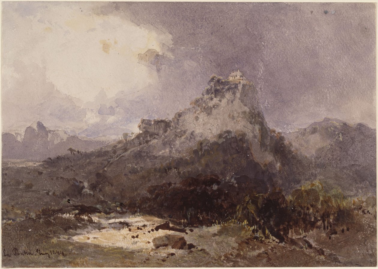 Paesaggio di alta montagna da Eduard Hildebrandt