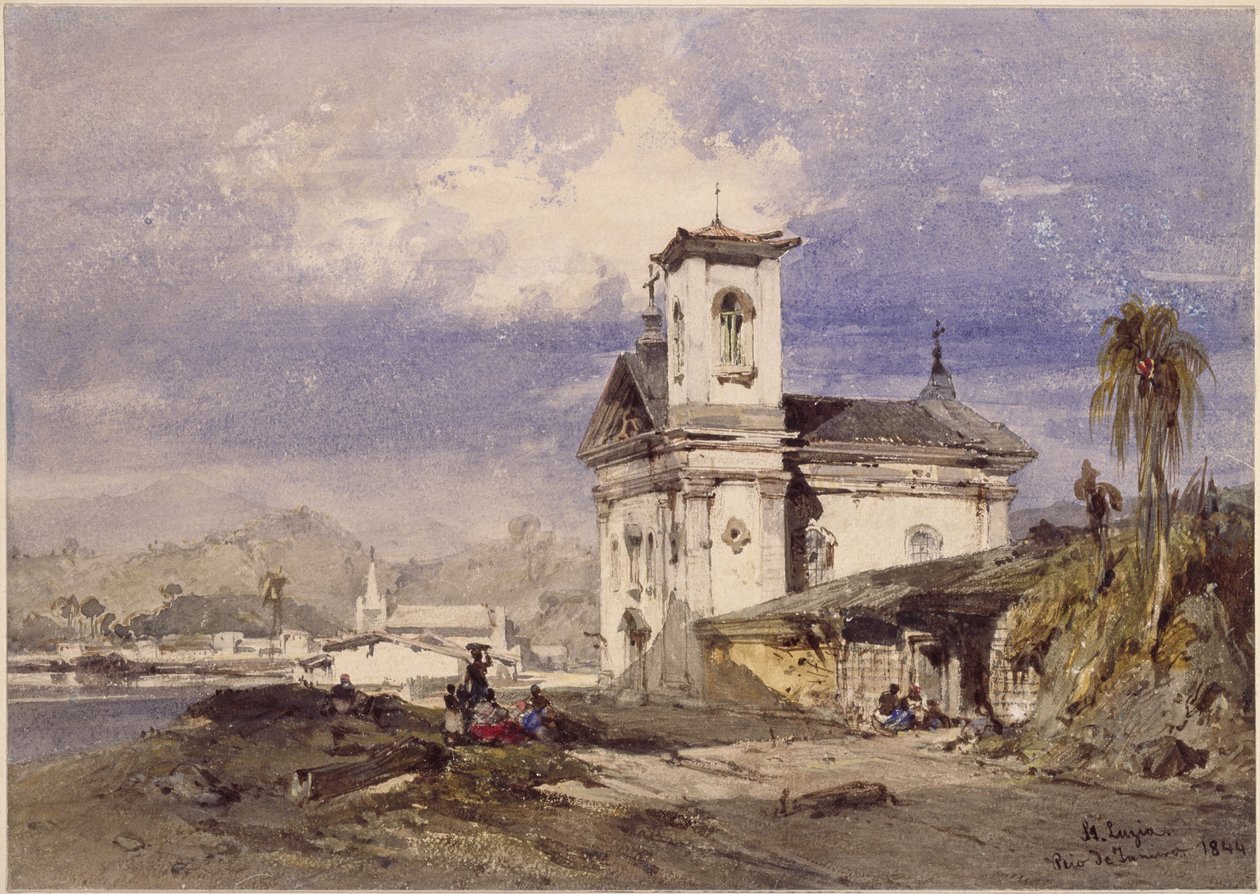 Chiesa di Santa Luzia, Rio de Janeiro da Eduard Hildebrandt