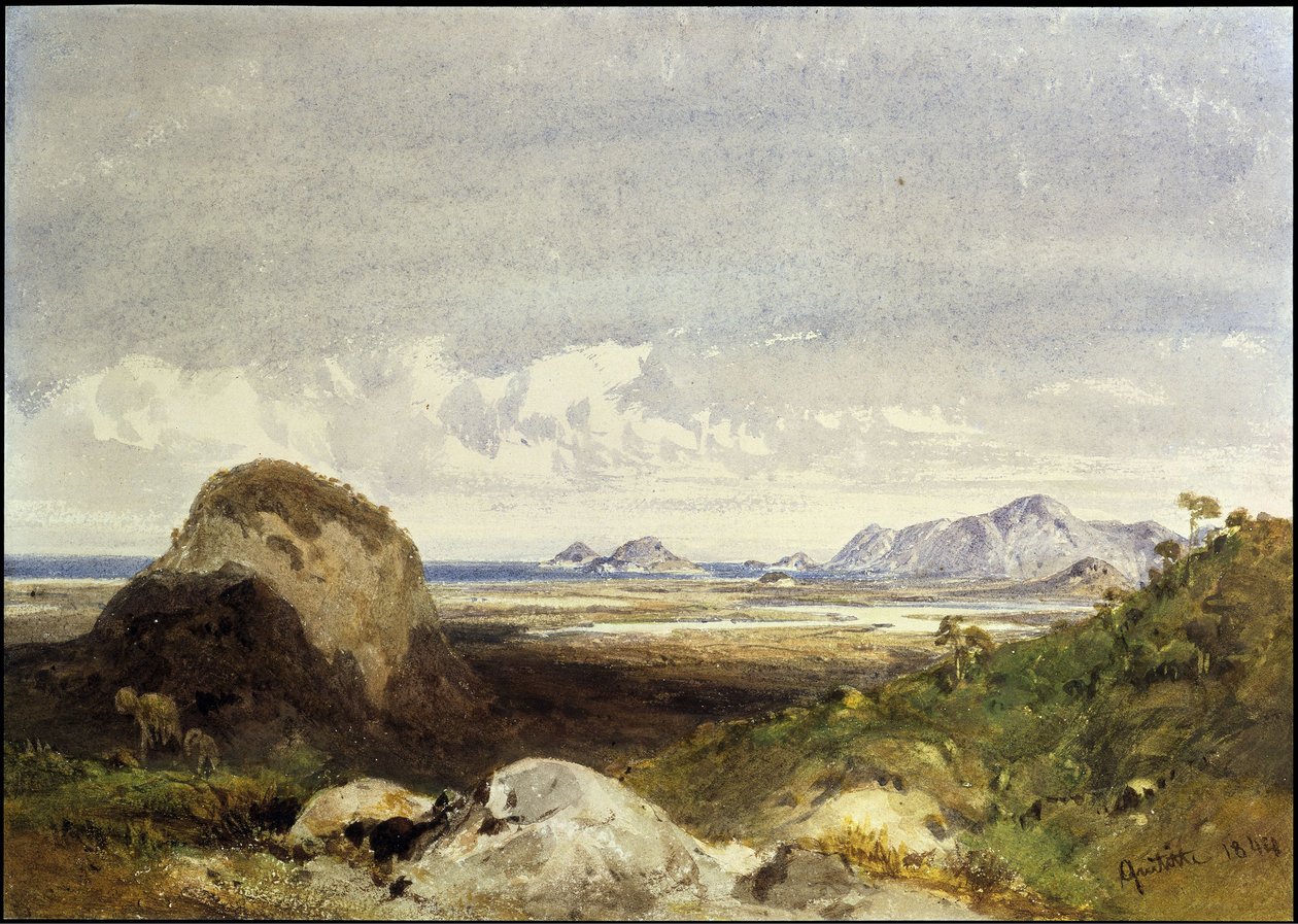 Paesaggio costiero da Eduard Hildebrandt