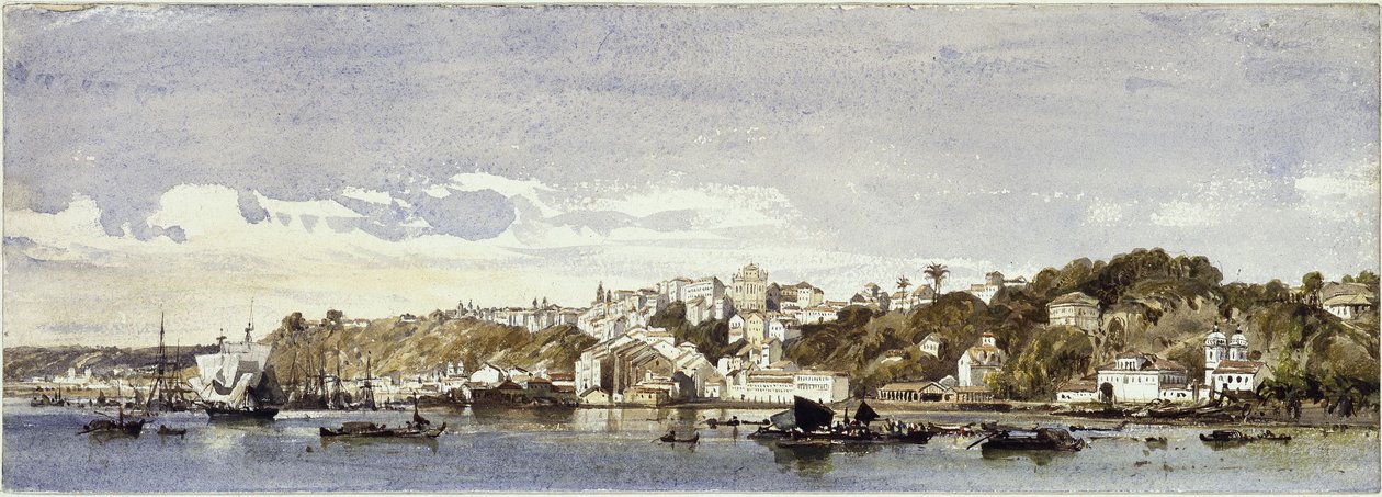 Panorama di Bahia da Eduard Hildebrandt