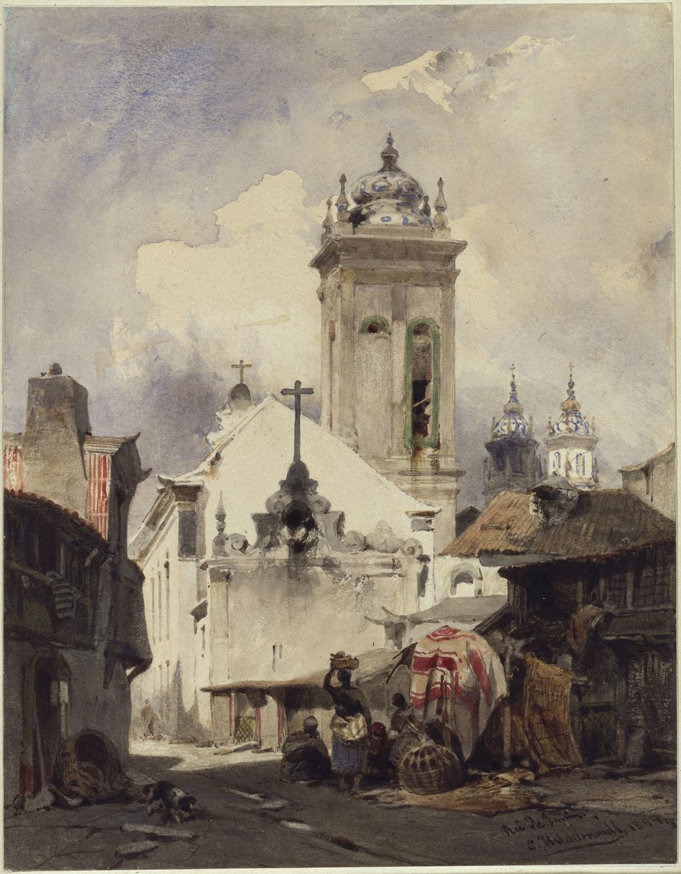 Rio de Janeiro, chiesa di Santa Rita da Eduard Hildebrandt