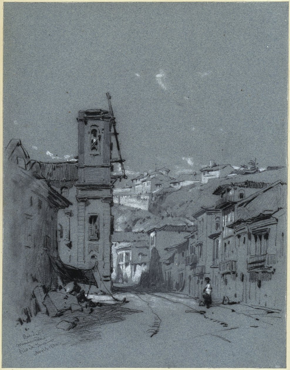 Via della Misericordia a Rio de Janeiro da Eduard Hildebrandt