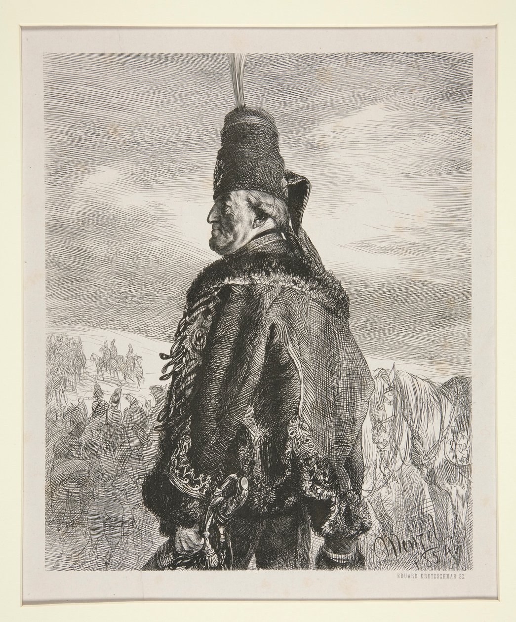 Ritratto di Belling da Eduard Kretzschmar