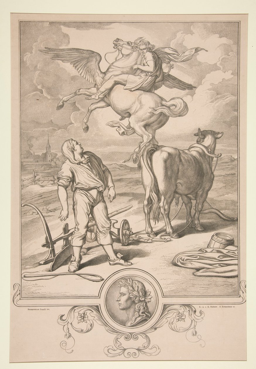 Senza titolo (Scena mitologica) da Eduard Kretzschmar