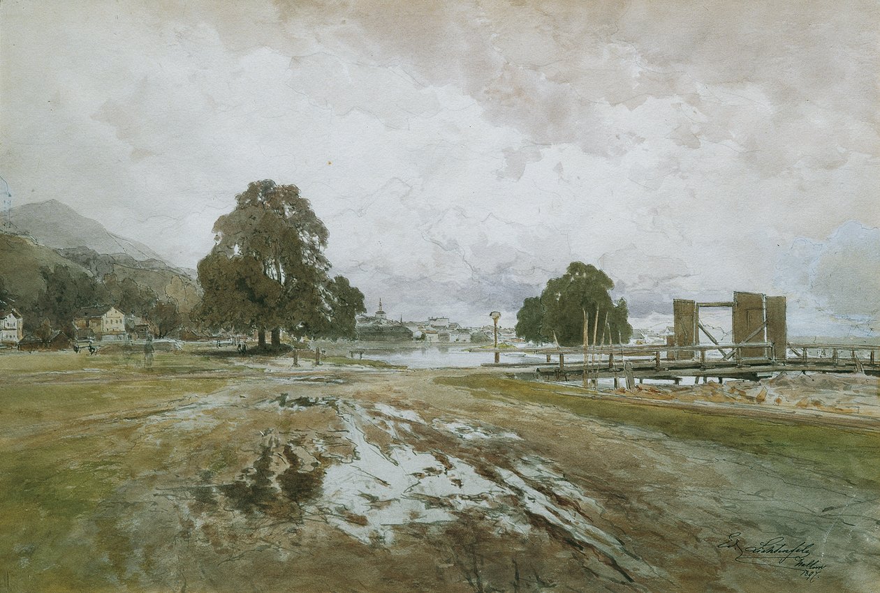 Al rastrello di legno da Eduard Peithner von Lichtenfels