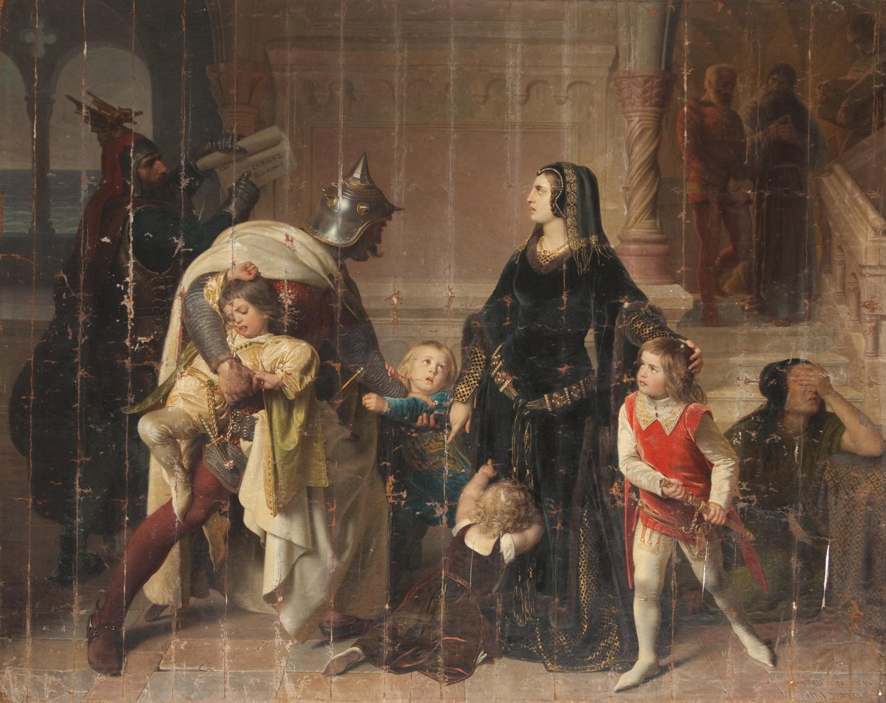 La cattura dei figli di Manfred da Eduard Ritter von Engerth