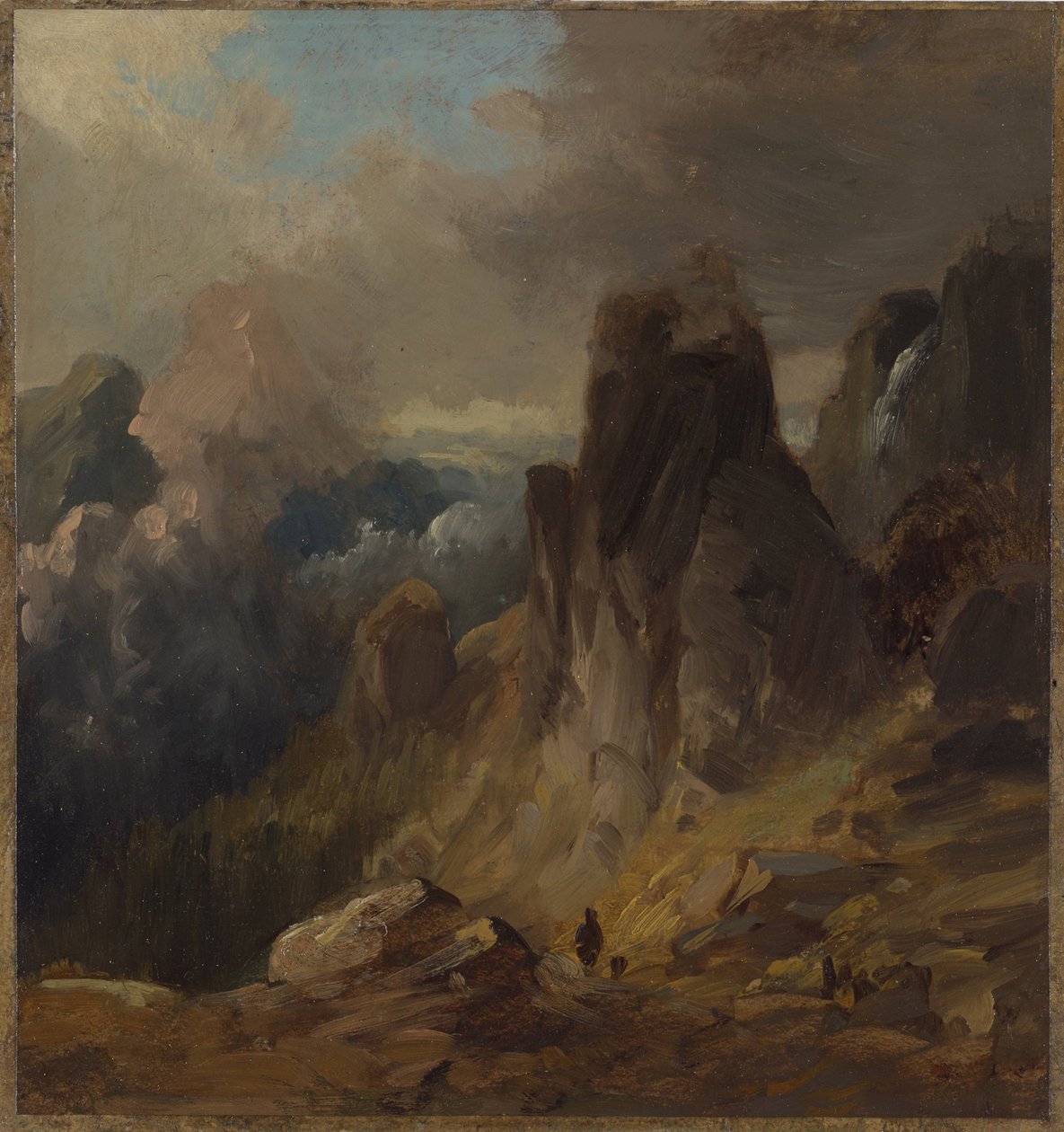 Kampenwand da Eduard Schleich der Ältere