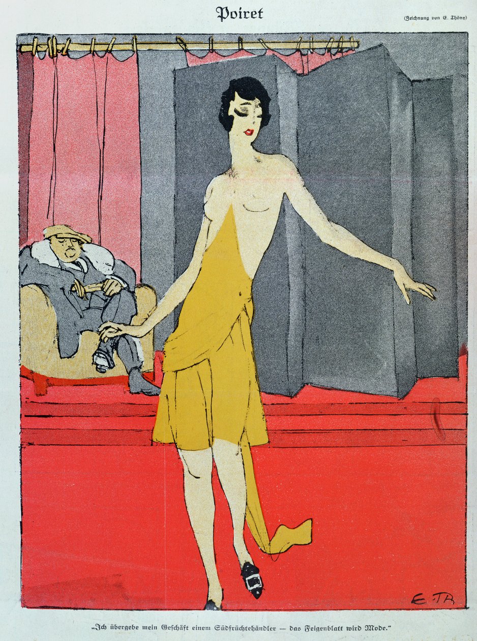Al couturier, un modello con Paul Poiret da 