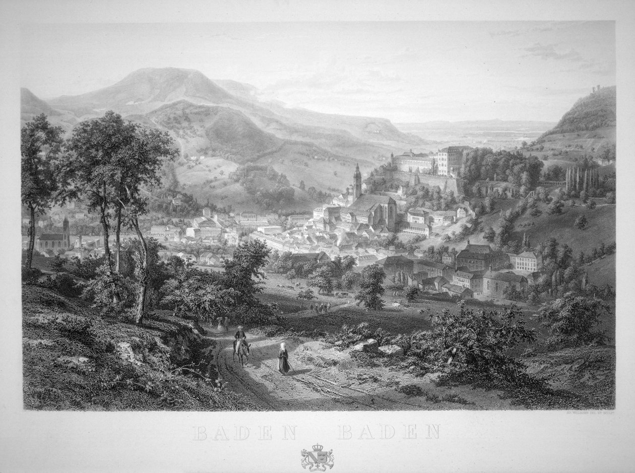 Baden Baden, XIX secolo da Eduard Willman