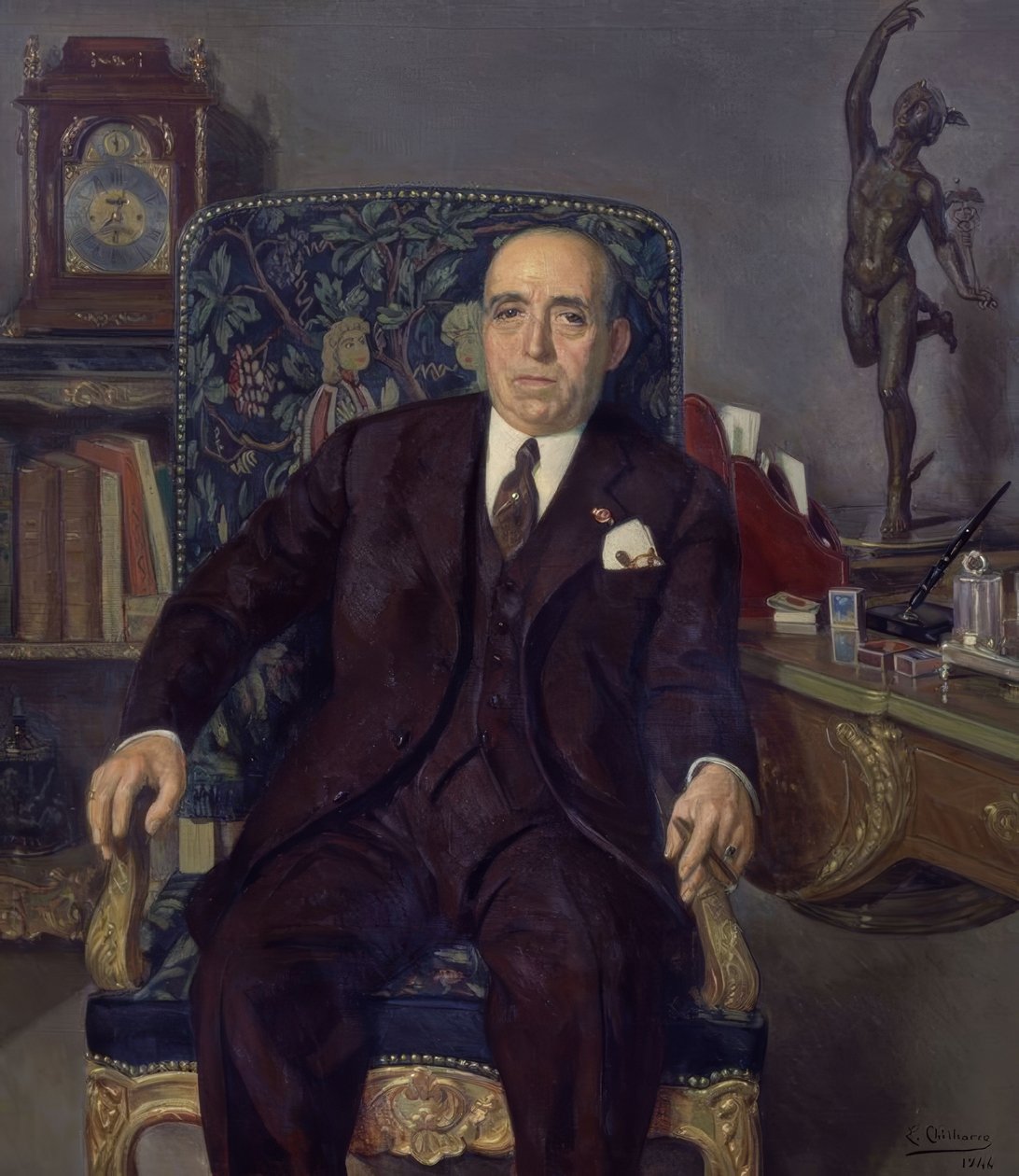 Ritratto di Ildefonso Fierro da Eduardo Chicharro y Agüera