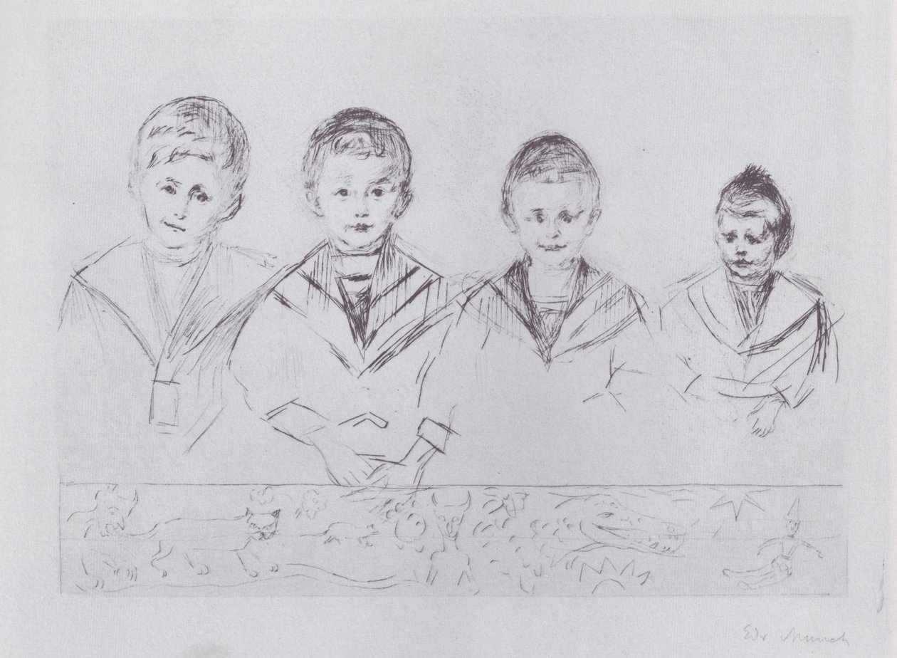 I quattro figli del Dr. Linde da Edvard Munch